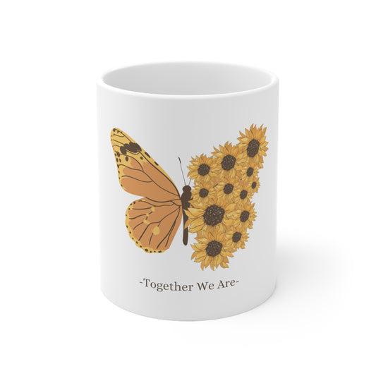Butterfly - Ceramic Coffee Cups, 11oz, 15oz