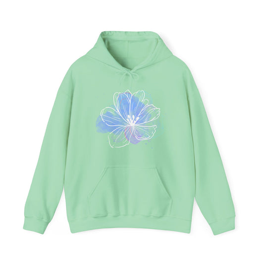 Abstract Flower - Unisex Heavy Blend™ Hooded Sweatshirt